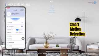 Detektor Gerakan RS485 Smart Flush Mount 24GHz