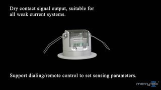 Output Kontak Kering Sensor Gerak Kehadiran Cerdas