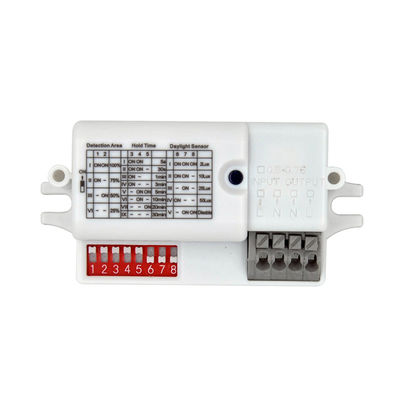 Automatic Switching Microwave Motion Sensor With 4 Pole Press In Terminal